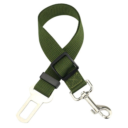 Keep Your Pet Safe and Secure: Adjustable Car Seat Belt for Dogs and Cats - Durable Nylon Harness with Easy Clip