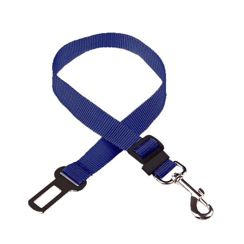 Keep Your Pet Safe and Secure: Adjustable Car Seat Belt for Dogs and Cats - Durable Nylon Harness with Easy Clip