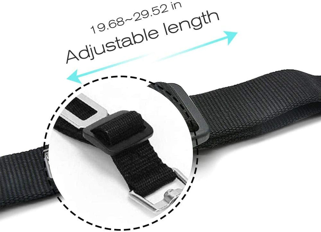 Keep Your Pet Safe and Secure: Adjustable Car Seat Belt for Dogs and Cats - Durable Nylon Harness with Easy Clip