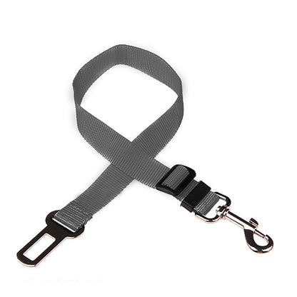 Keep Your Pet Safe and Secure: Adjustable Car Seat Belt for Dogs and Cats - Durable Nylon Harness with Easy Clip